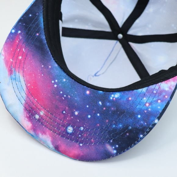 Vintage Fortnite Galaxy Print Ball Cap Hat One Size Adjustable Snapback Rare - Picture 9 of 11